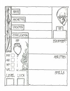 Click here to download Mike's SS&SS character sheet as a PDF.